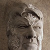 Nancy Randall with Mishima (greenware)