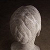 Self Portrait with Mishima (greenware)