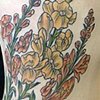 Breast cancer ribbon and floral