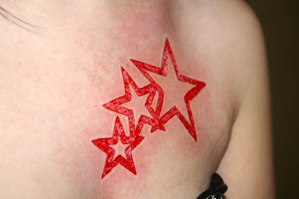 Stars skin peeling