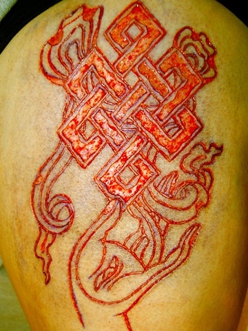 Tibetan cutting and skin peeling