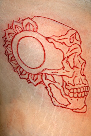 Tibetan skull cutting