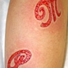 Lettering skin peeling