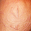 Fleur de lys and polynesian inspired cutting
