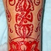 Tibetan lotus, vajra and flames cutting and skin peeling