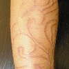Aum and clouds cutting and skin peeling
