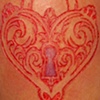 Heart lock cutting and peeling