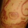 Cutting, peeling and cross hatching