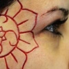 Lotus and swastika scarification