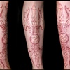 Vajra cutting, skin peeling and etching