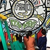 Strand Bookstore Mural: 
Family Panel Process #3