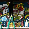 Strand Bookstore Mural: 
Family Panel Process #4