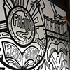 Strand Bookstore Mural: 
Family Panel Process #1
