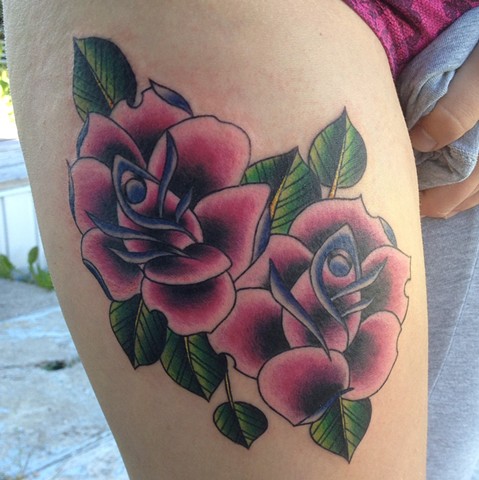 black widow custom tattoo amp design neotrad roses black widow custom tattoo amp design neotrad roses