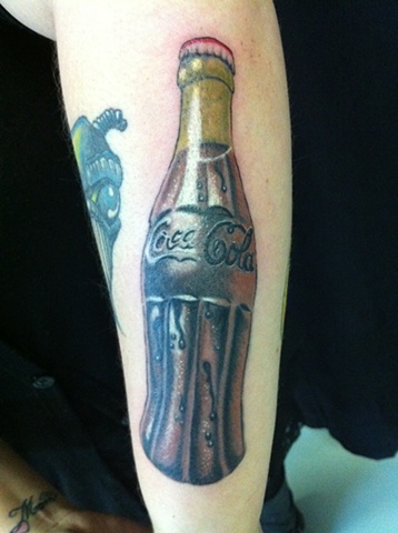 black widow custom tattoo amp design realistic coke bottle black widow custom tattoo amp design realistic coke bottle