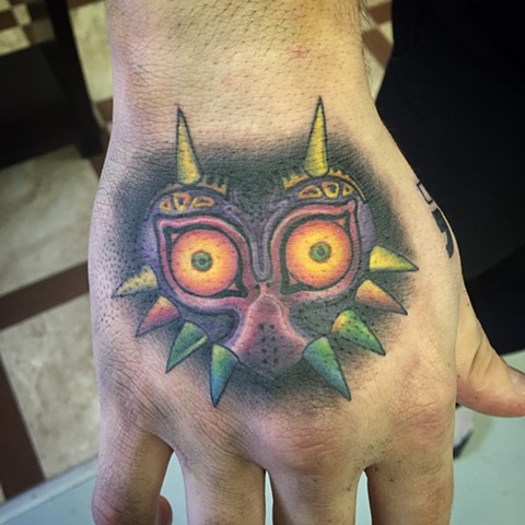 black widow custom tattoo amp design majoras mask zelda black widow custom tattoo amp design majoras mask zelda