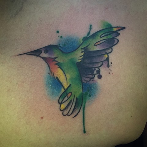 black widow custom tattoo amp design watercolor hummingbird black widow custom tattoo amp design watercolor hummingbird