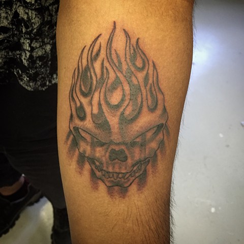 black widow custom tattoo amp design flaming skull black widow custom tattoo amp design flaming skull