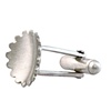 Scalloped cuff links 