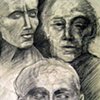 Three head sketches