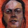 Self Portrait in conte