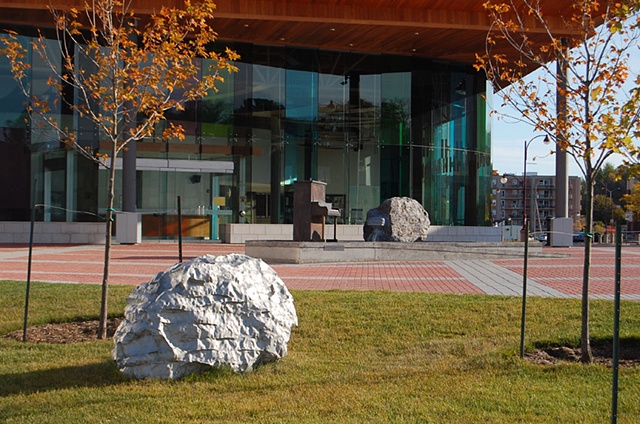 Maskull Lasserre Art Artist Portfolio Artwork Collection Sculpture Public Art Masquel Drawing Montreal Pierre Francois Ouellette Art Contemporain Resonance Shenkman Art Center Orleans Piano Rock Boulder Public 1% Commission