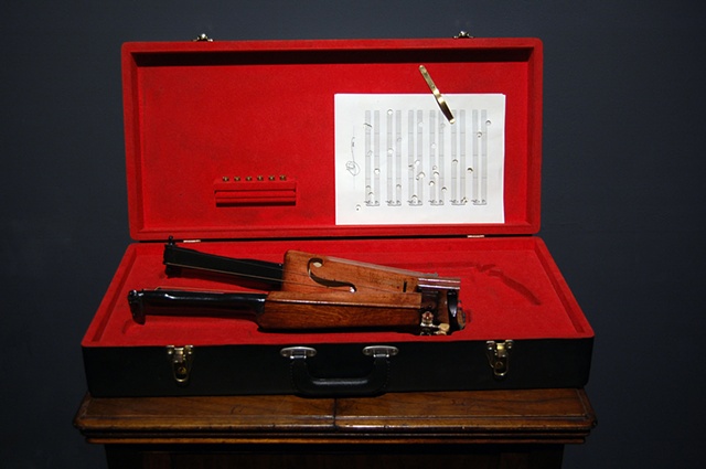 Six-shot Six-string
(installed in Vertigo at Gallery Pierre-Francois Ouellette Art Contemporain)
