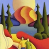 Dreamscape with Soft Cottage and Couple