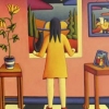 Girl by window