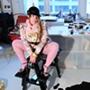 Lainie Love Dalby in her studio - Photo by Kristy Leibowitz