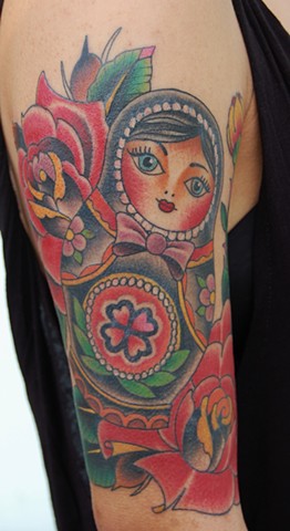 brian taylor custom tattooing russian stacking doll brian taylor custom tattooing russian stacking doll