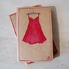 Red Dress Moleskine Notebook by Linda Boucher