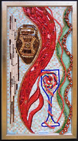 parable, biblical art, red river, prayer, life everlasting, God,