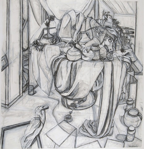 Still Life with Self Portrait