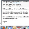 second email from James