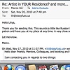 A screen shot of Marco's email.