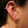 industrial with 12gauge barbell from Industrial Strength
