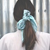 Pebble Checkered Scarf (Crisp Cucumber)