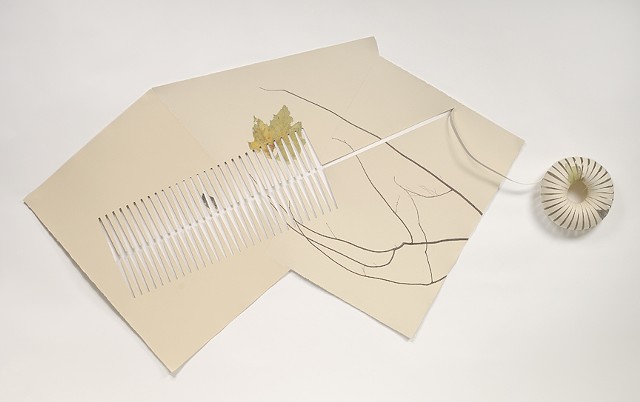 a torus - from physics - cutting through, and making the bird unrecognizable