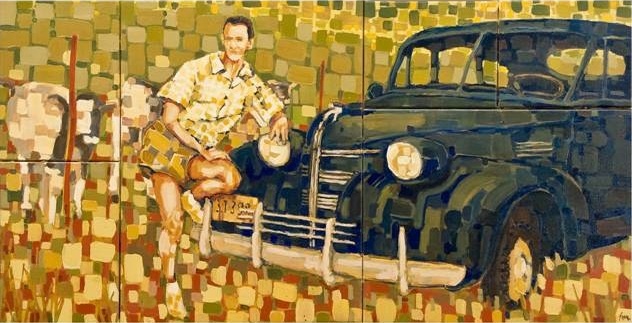 Francisco Moya
Moya y sus tres vacas 1937