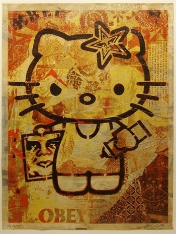 Shepard Fairey
Hello Kitty
1/1 HPM