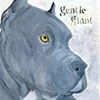 Gentle Giant Blue Pit Bull Terrier Dog Original Painting