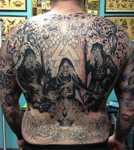 liberty tattoo llc berlin ct 3 norns backpiece liberty tattoo llc berlin ct 3 norns backpiece