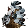 Large Bust with Pigeons