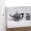 Paul Revere Tea Set with Holes