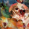 Exploding Peaches (with Frame) (detail)