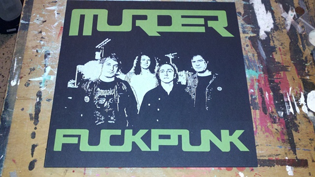 MURDER "FUCKPUNK" 12" Transparent green vinyl