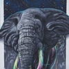 "The Inspiration Rain" SOLD

Photo of elephant by NIck Brandt.