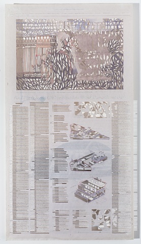 political, obsessive, cut paper, newspaper