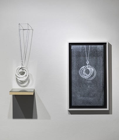 Installation Detail of "Zeroing" at Smack Mellon